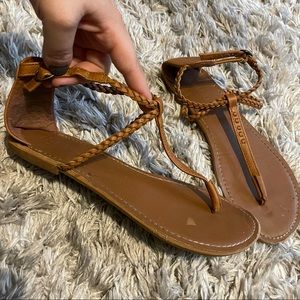 aeropostale sandals womens size 7 braided